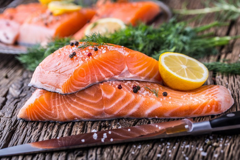 There are a few ways to raise an organic salmon at... Image